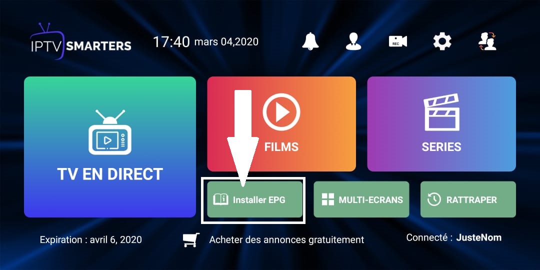 Abonnement IPTV Smarters